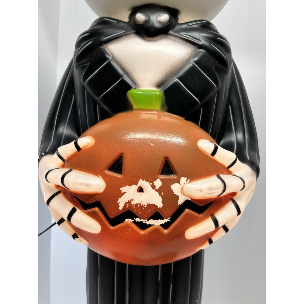 RARE Disney The Nightmare Before Christmas 35" Jack Skellington Blow Mold Lights - Picture 4 of 11